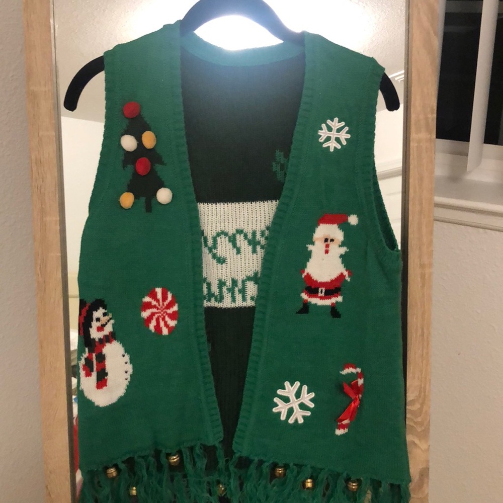 Vintage Sweater Christmas Vest